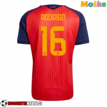 Moške Nogometnih dresov Španija Rodri Hernandez #16 Domači SP 2026 Kratki rokavi